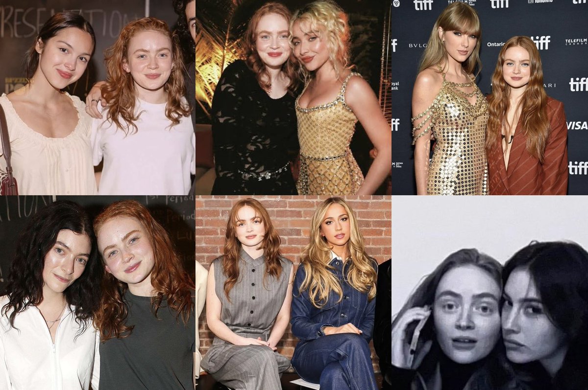 rxllty4's tweet photo. sadie sink collecting pop stars like infinity stones https://t.co/Wvv7b8LZ7H
