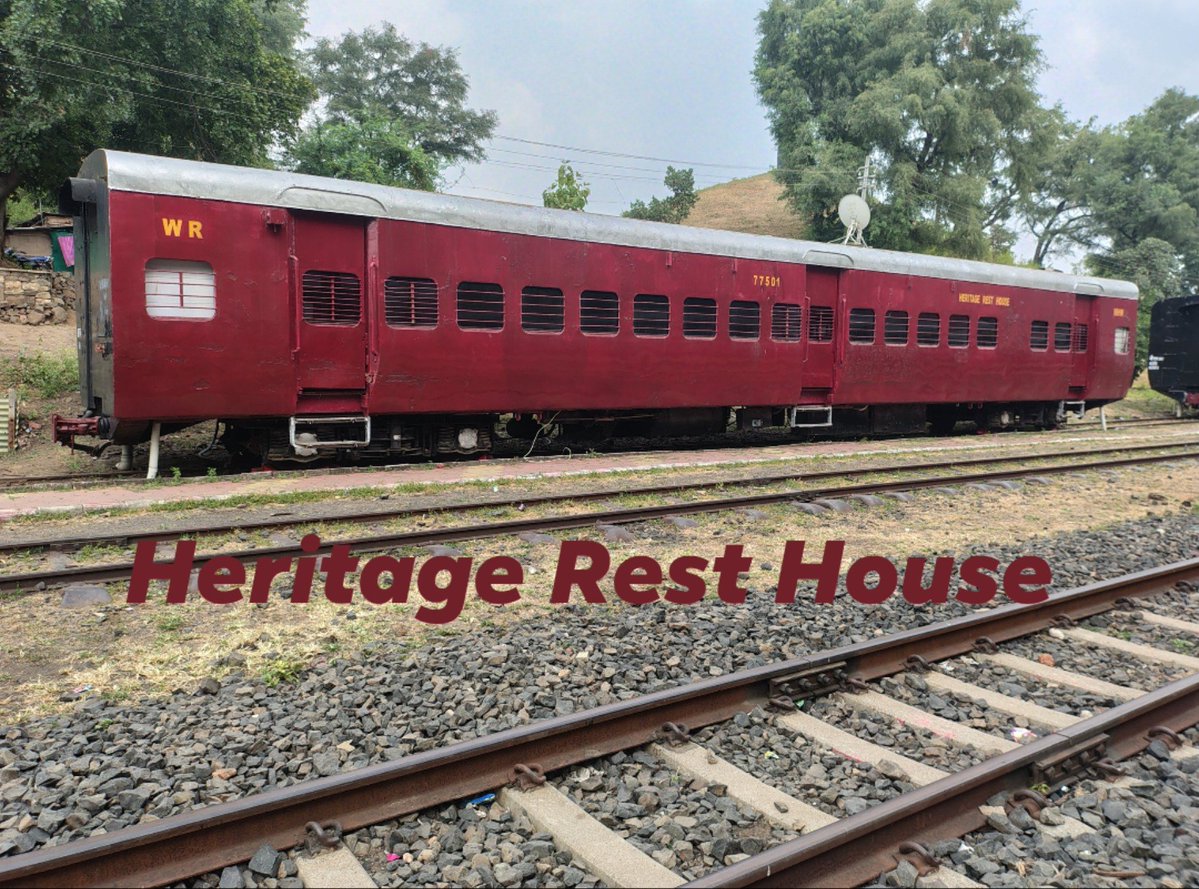 titusperis's tweet photo. Can anyone guess where is this Heritage Rest House located ?

Hint : It's a metre gauge coach transformed into a Heritage Rest House 

#indianrailways #WesternRailway #quiz #nonfollowers #viralpost https://t.co/0mMK14Q81a