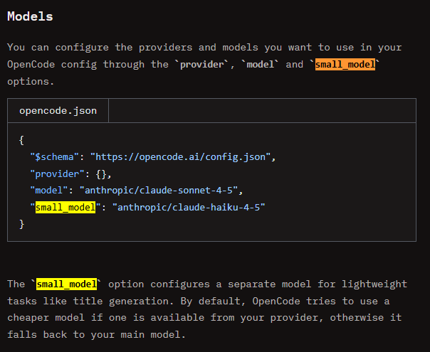 leonardmeagher2's tweet photo. Just check the #opencode docs, you can configure how it works. https://t.co/iGMG44mDo6