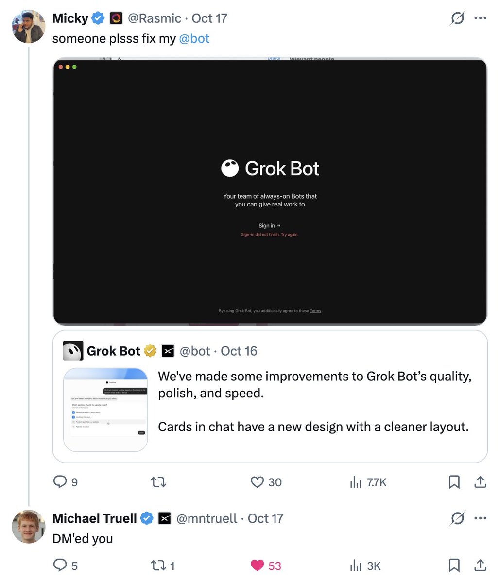 benln's tweet photo. Founder mode post-acquisition going strong https://t.co/w5oH4hslnx