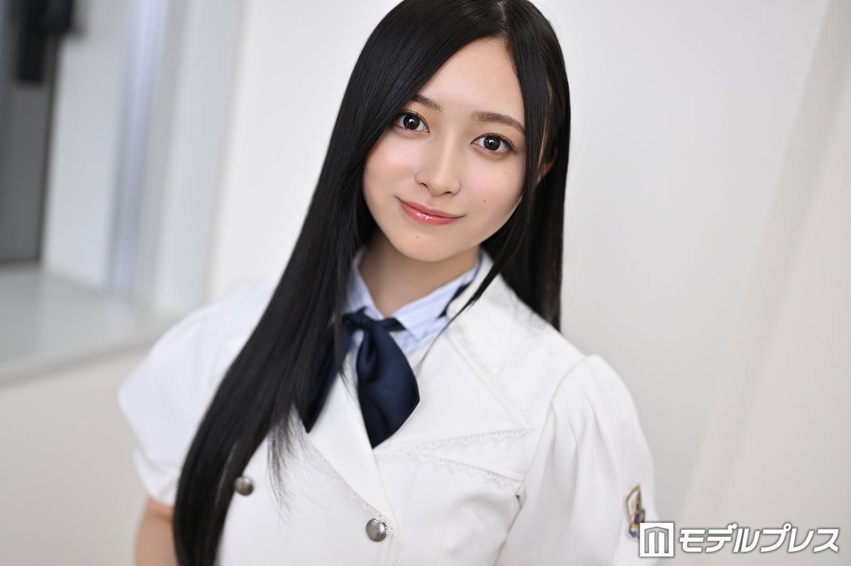 modelpress's tweet photo. 【乃木坂46 43枚目シングル選抜発表】

井上和、4回目の表題曲センター✨️
https://t.co/aYiDA6Zjc2

📝フォーメーション
3列目：弓木奈於、五百城茉央、金川紗耶、大越ひなの、菅原咲月、矢田萌華、林瑠奈、岡本姫奈、田村真佑
2列目：小川彩、一ノ瀬美空、賀喜遥香、遠藤さくら、池田瑛紗、中西アルノ
1列目：瀬戸口 心月、井上和、川﨑桜
