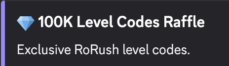 rorushdotcom's tweet photo. 💸 100K DAILY LEVEL CODES RAFFLES are live!

Join our Discord and claim your code → .gg/rorush 🎟️

Have you already claimed one? Let us know below 👇 https://t.co/PoHbESnG4w