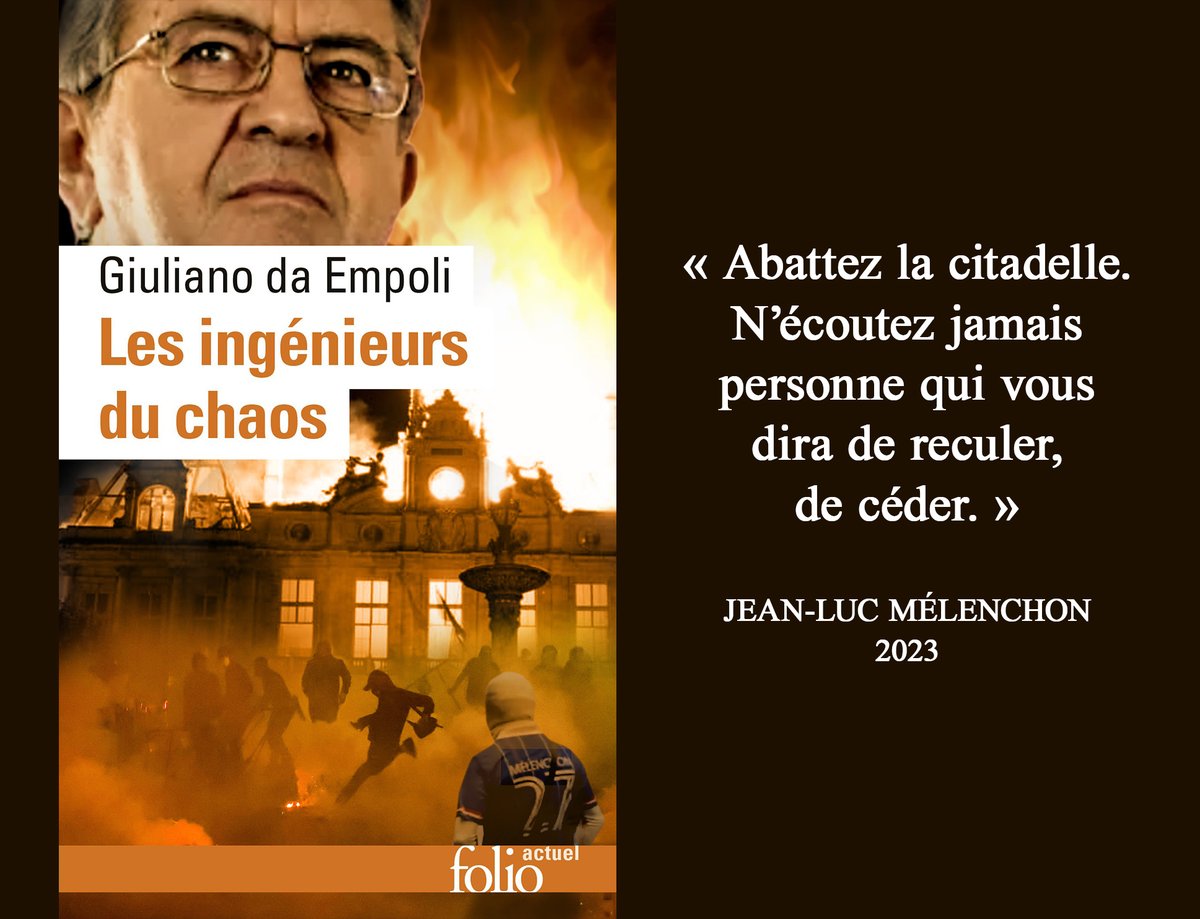 Will_Nicks_Off's tweet photo. On signale la sortie d'une nouvelle édition des Ingénieurs du Chaos.

#melenchon https://t.co/1tV94sakbp
