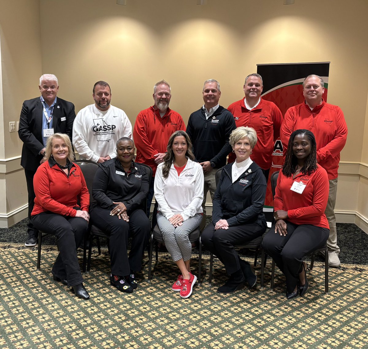 GASSP's tweet photo. GASSP Executive Board meeting prior to the start of the Georgia Principals Conference in Athens this morning. https://t.co/cwSf1ziqTE