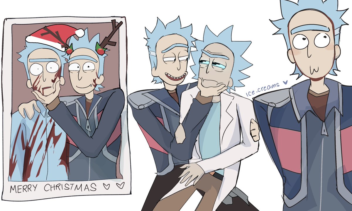 IcecreambutinX's tweet photo. So I did more uhm #rickandmorty #rickprime #rickc137 #rickcest https://t.co/ZzVoqXRPla