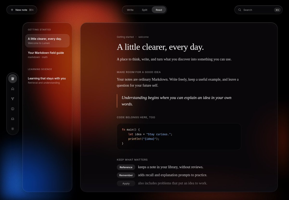 vinc404's tweet photo. Currently working on a Liquid Glass design for my editor, I think it looks really cool https://t.co/8r1kckM2kv