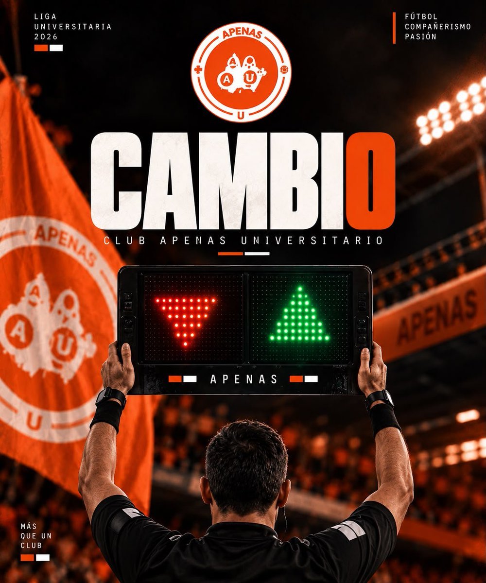 ApenasUniv's tweet photo. 🕒 87' | 🔄 𝗖𝗔𝗠𝗕𝗜𝗢

🔺Santiago Calcagno 
🔻Valentino Rodríguez https://t.co/EeKJRD5w0e