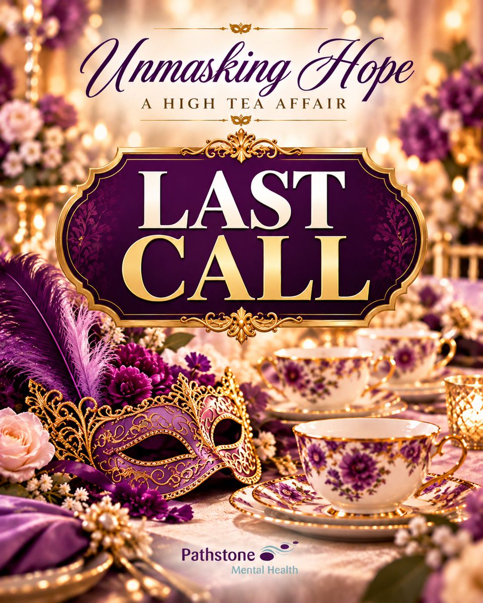 pathstonemh's tweet photo. 🎭✨ Last call for Unmasking Hope!

Ticket sales close this Tuesday, October 20. After that, we lock in our numbers with Club Roma and seats are gone for good.

📅 Sun, Oct 25 | 11:00 AM–2:00 PM | The Garden Pavilion at Club Roma
🎟️ Tickets close Oct 20: https://t.co/IUeD0BNkan https://t.co/Ph8zaJT0G8