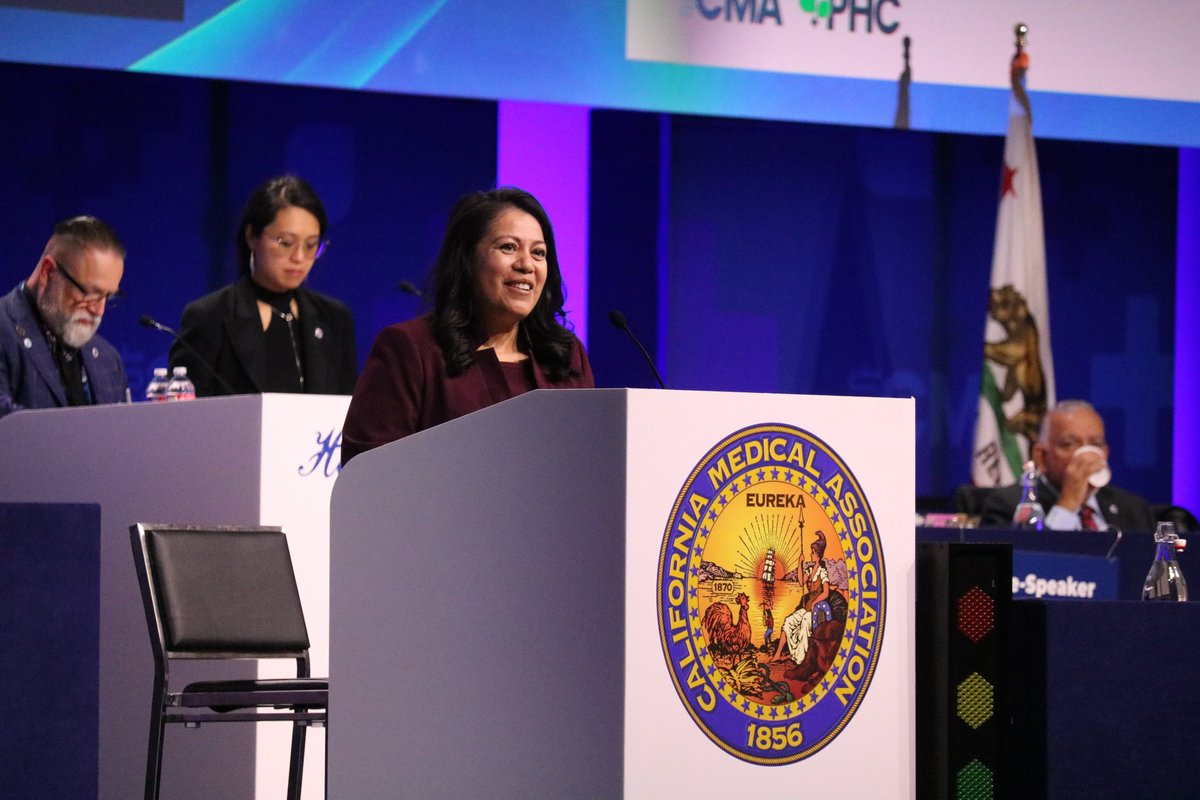 CMAdocs's tweet photo. Training physicians is only part of the solution. Keeping them in communities matters, too. @phcdocs President and CEO Lupe Alonzo-Diaz joined #CMAHOD to share how GME funding, loan repayment and partnerships strengthen California’s physician workforce and expand access to care. https://t.co/gzeQfxIznu