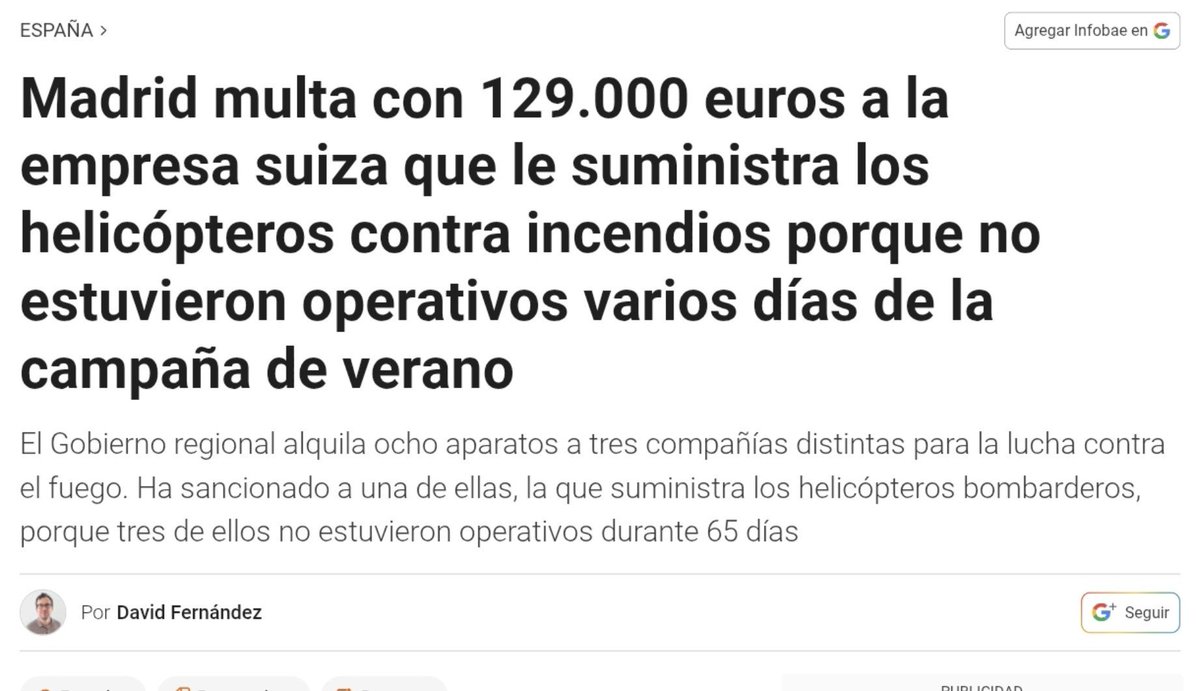ciudadano_o2's tweet photo. Hoy sabemos que el día que puso ese tuit en el que 300 bomberos forestales se jugaban la vida, una de las empresas con la que tienen privatizado el servicio de helicópteros pues decía que no funcionaba 

Por visto han sido varios durante bastantes días

Nos enteramos ahora. https://t.co/FldzjjDNOT