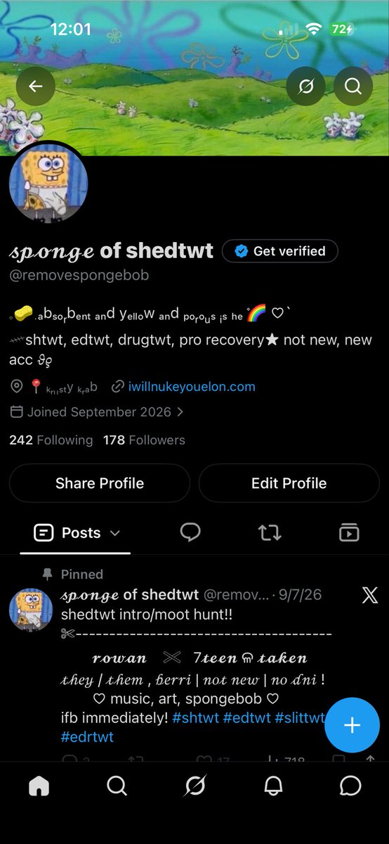 spongebobout's tweet photo. where are you oomfs, why cant i find you,,, why have you gone awayyy💔💔💔#shedtwt #shedrtwt #shrtwt #slittwt #988twt https://t.co/c0yPLzYgxC