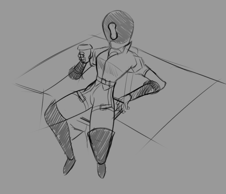 andromedaurora's tweet photo. paradox office lady sketch
#deadlock #paradox #deadlockfanart 
(Was burnt out and I doodled her without her coat) https://t.co/kO6jaEuEXJ