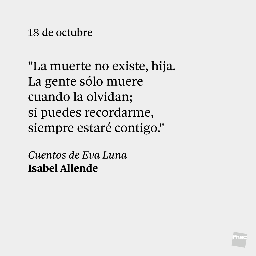 Fnac_ESP's tweet photo. Ayer fue el Día de las Escritoras. Y qué mejor forma de cerrar la semana que con una cita de Isabel Allende. https://t.co/czQ8hMWYym
