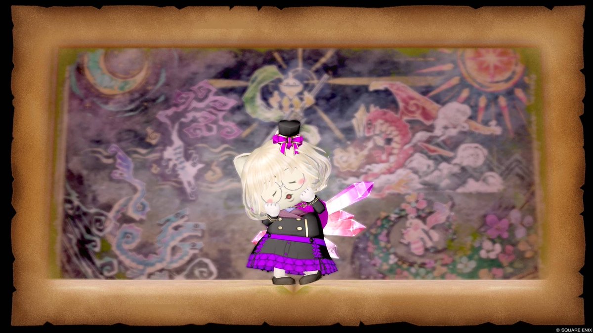 rame_poppo3's tweet photo. Newドレア！！✨✨
毎度作ってますので対抗戦向けドレア。
天才魔法少女をイメージしつつオルフェア色のマゼンダ&amp;パープル。ブラックで上品っぽくなるように仕上げました！！
いいドレアになったぜーーー😊 https://t.co/8yoAIVpbXw