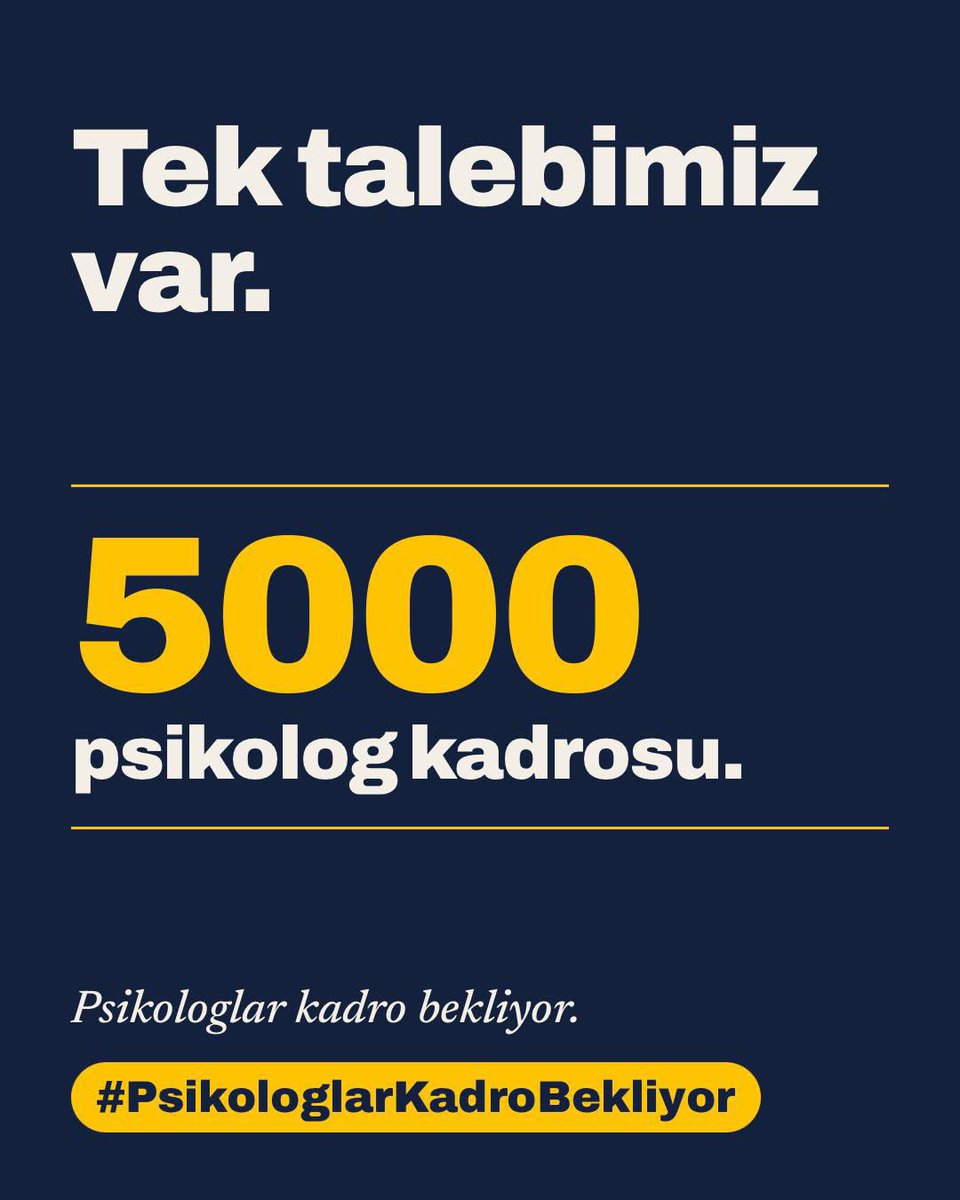 gullyamannn's tweet photo. Psikologlar olarak kadro bekliyoruz!. #PsikologlarKadroBekliyor @saglikbakanligi @tcailesosyal @adalet_bakanlik @suayipbirinci https://t.co/FOb2Qp8Cz7