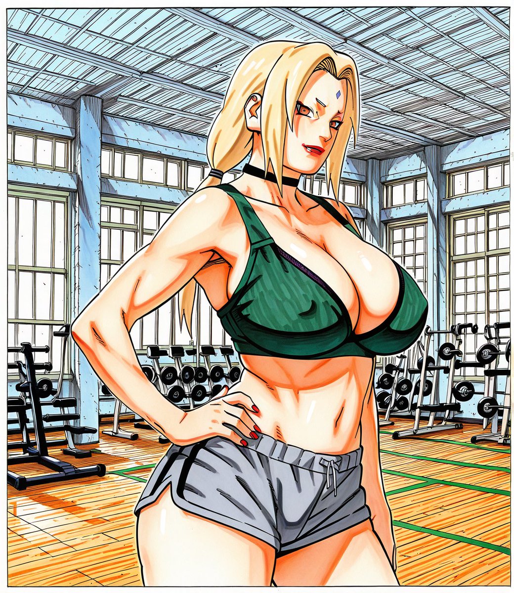 NAKADASHI_ART's tweet photo. Tsunade at gym 🏋️

Sfw illustration 

#Tsunade #NarutoShippuden #narutofanart #Naruto https://t.co/OGFWFtT0Zq