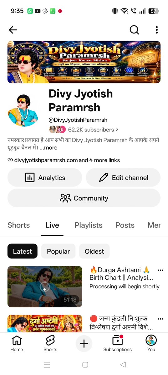 PtKumarSanjeev's tweet photo. @TeamYouTube @TeamYouTube Live processing errors &amp; Shorts reach issues since March 2026. Many emails &amp; feedback, ZERO response. Please investigate and FIX urgently!

https://t.co/vRFlES7UTm https://t.co/5bfRT9s2VT