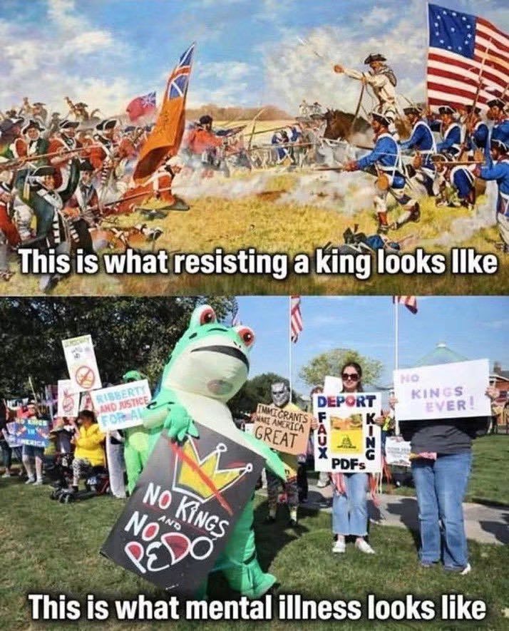iammichelle777's tweet photo. Seriously happy no kings days mentally ill dummies. https://t.co/ttfVEJmKaS