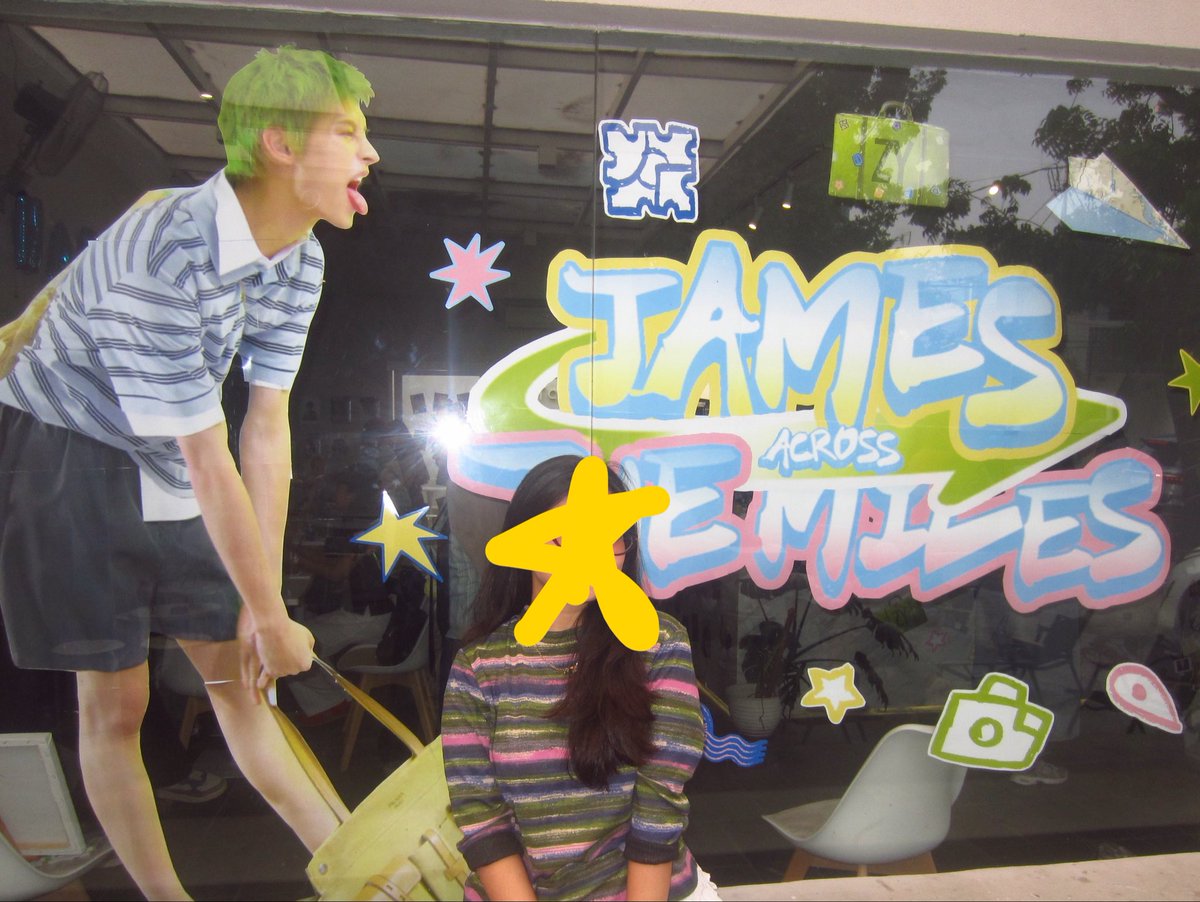 goyuja's tweet photo. stepped into another james cafe event today!! yayayay >__< https://t.co/Rh06maR8qd