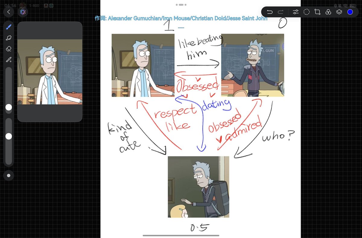 FOURTH_vier's tweet photo. Idk why I want to ship 💙🧡 so bad?? 💙🧡/💙💜/🧡💜 #prickcest #rickcest #rickandmorty https://t.co/4cMlEYO7Rn