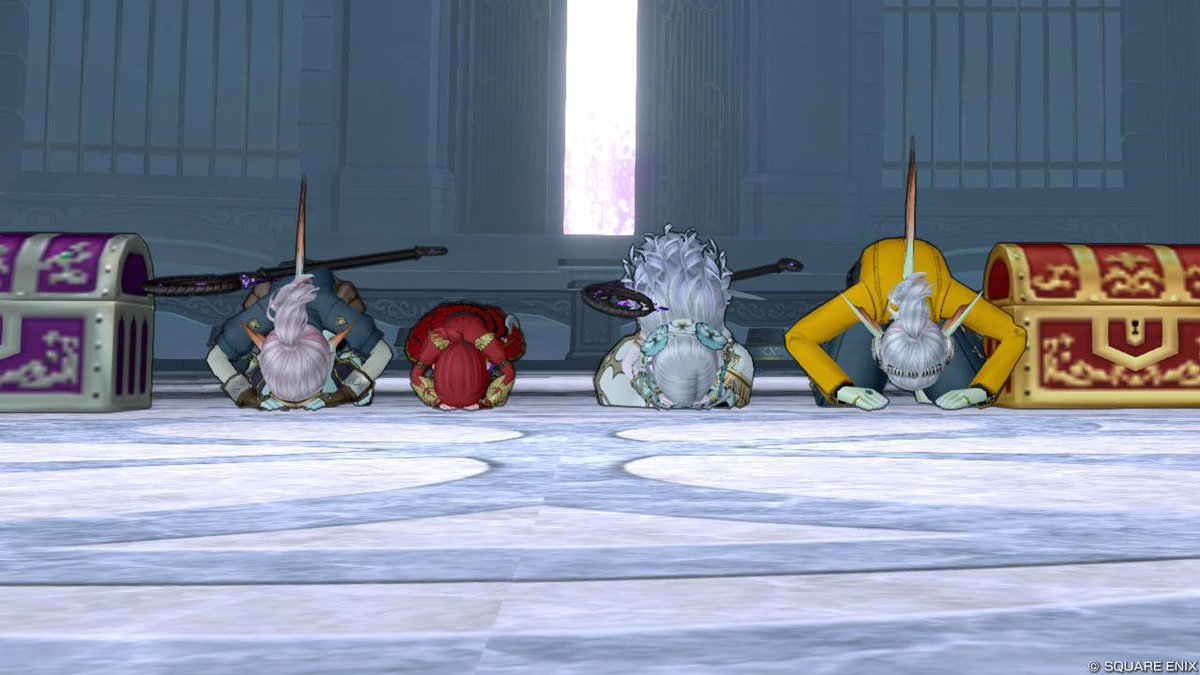 holy_dqx's tweet photo. 最近は熱海メンツでシュナ勝てるようになってきてルム主はキャッキャウフフしています。そのうちTAも３人も変則もやろうねぇ…！！ https://t.co/6mTIQN5Wrx