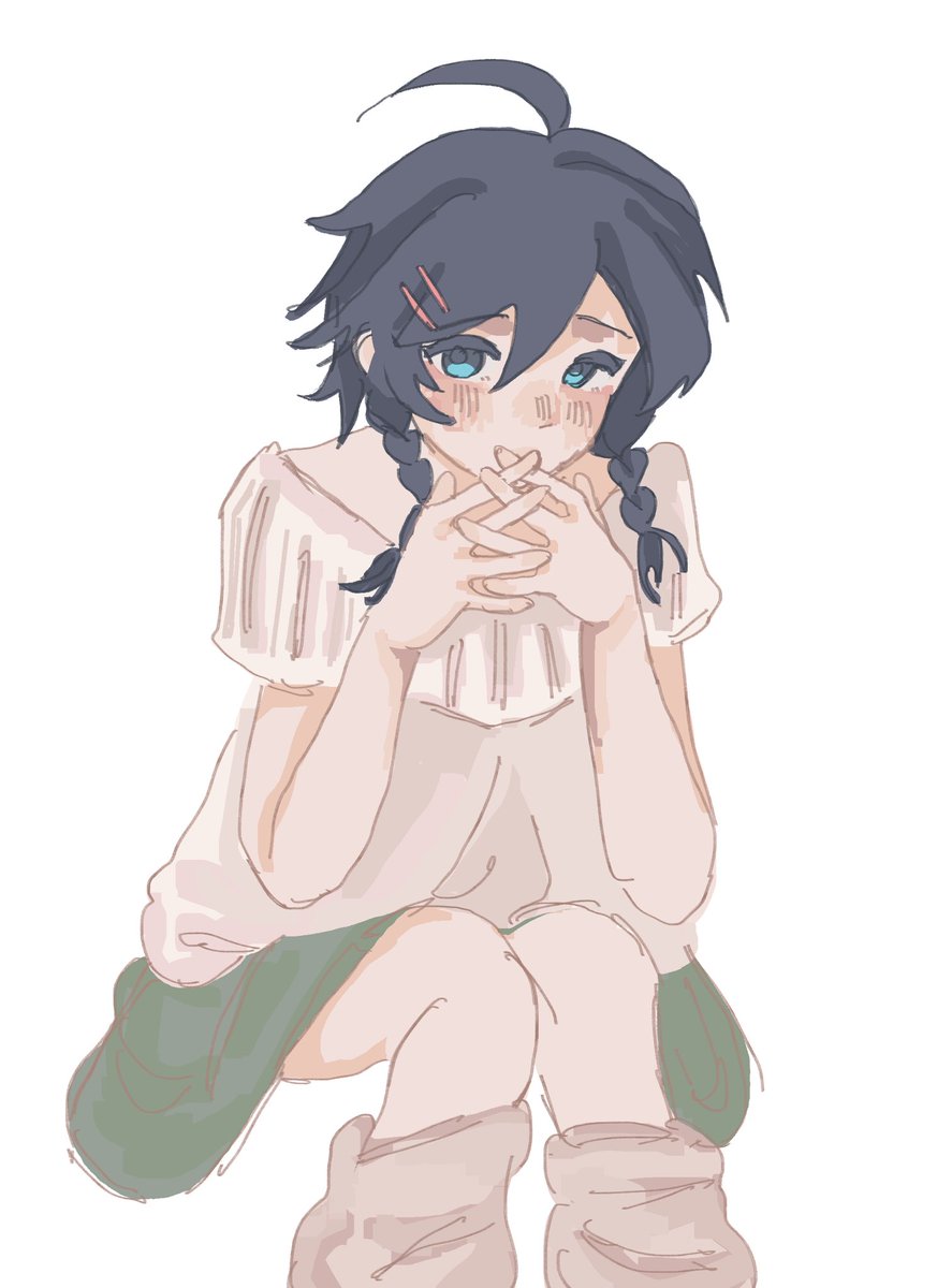 dayuele's tweet photo. its my birthday ..! celebrating alone sob sobs i drew #venti !!! i’ll adjust the colors later …. https://t.co/zH92Axgv3w