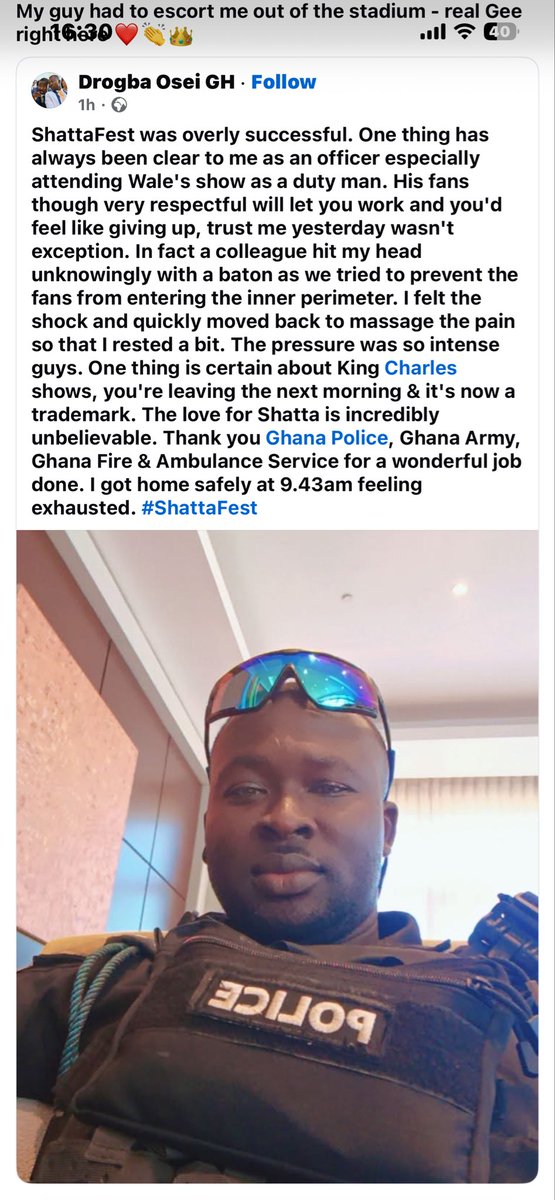KwakuKasa's tweet photo. From the table of One police man 🤣🤣🤣 https://t.co/9UcHV8awyz