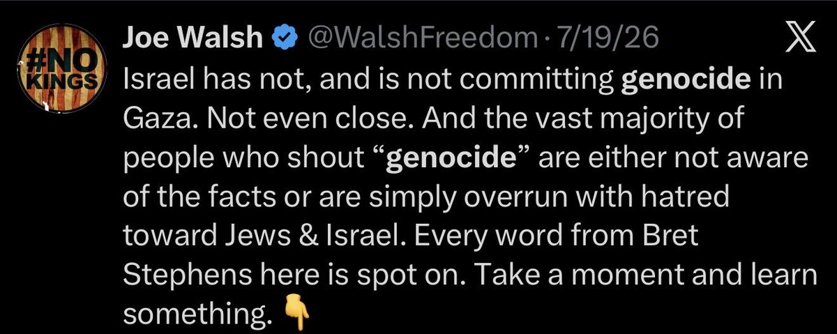 BlackIntifada's tweet photo. No Kings is organized by a former Republican who defends Israel’s genocide and instructs people to leave their Palestinian flags at home. https://t.co/Rn8BRI4NDt