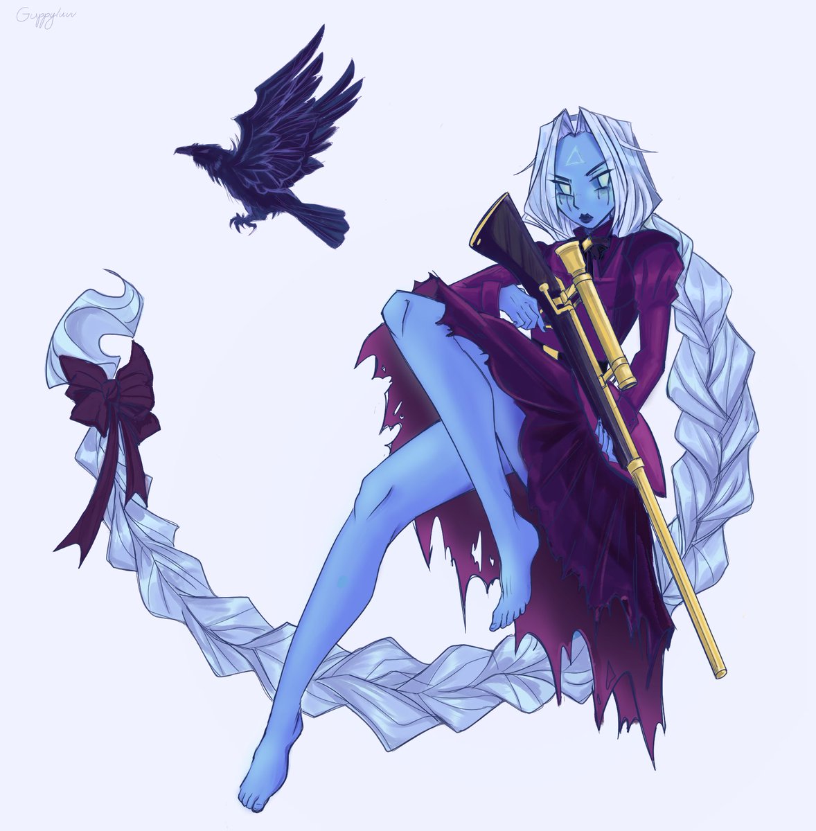 guppyluvv's tweet photo. Vindicta #deadlock https://t.co/hzZVZhD4fH