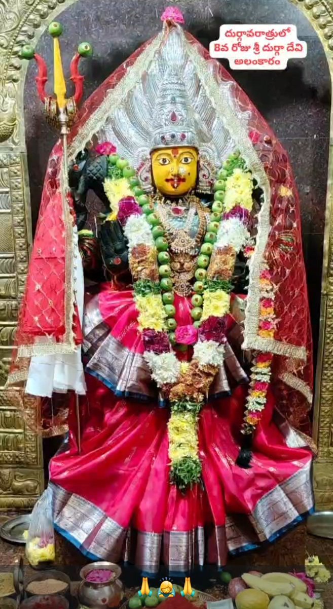 MadheRao's tweet photo. #Sridurgadevi #alankarana #8thdaypooja #successfully #completed https://t.co/InMxQSKxrS