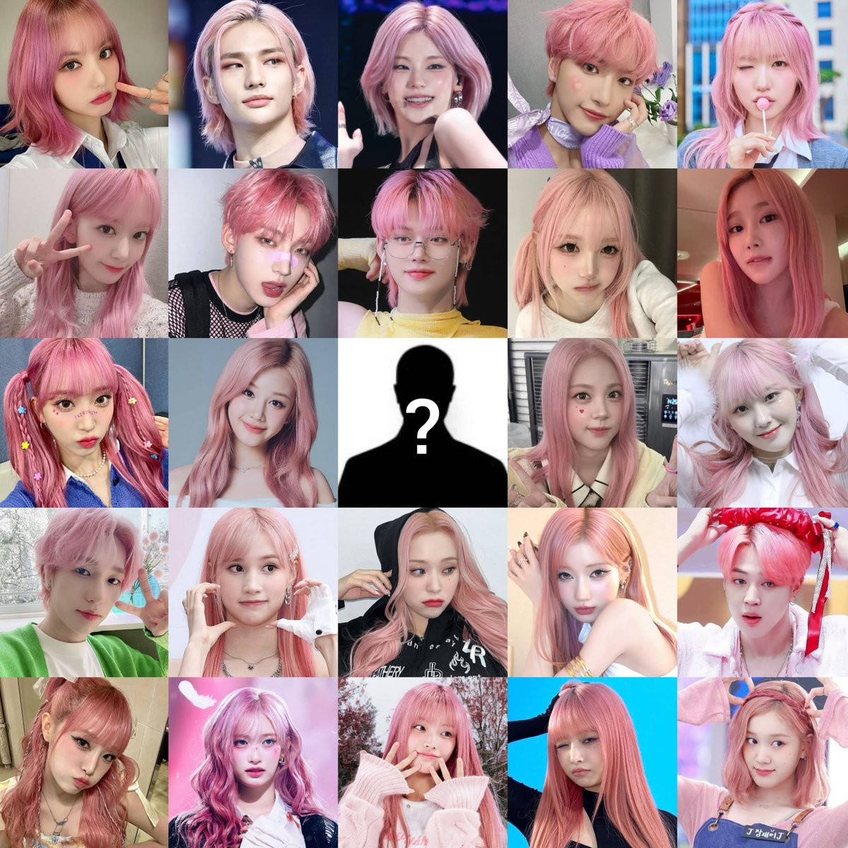 DreamCJen's tweet photo. who in kpop owned pink hair? https://t.co/pvGaQCmIWD