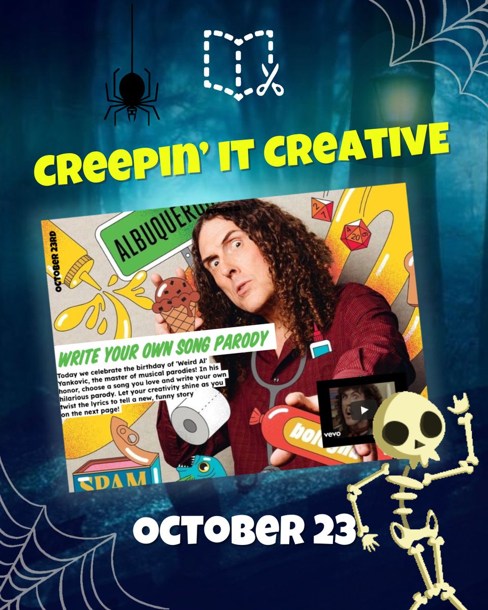 KamiApp's tweet photo. See what WEIRD and spooky activities are in store this week in our October Book Creator Activity Journal!  Get it for FREE in our Discover Library.

https://t.co/upCX1reDoA https://t.co/Flc6rjDPMJ