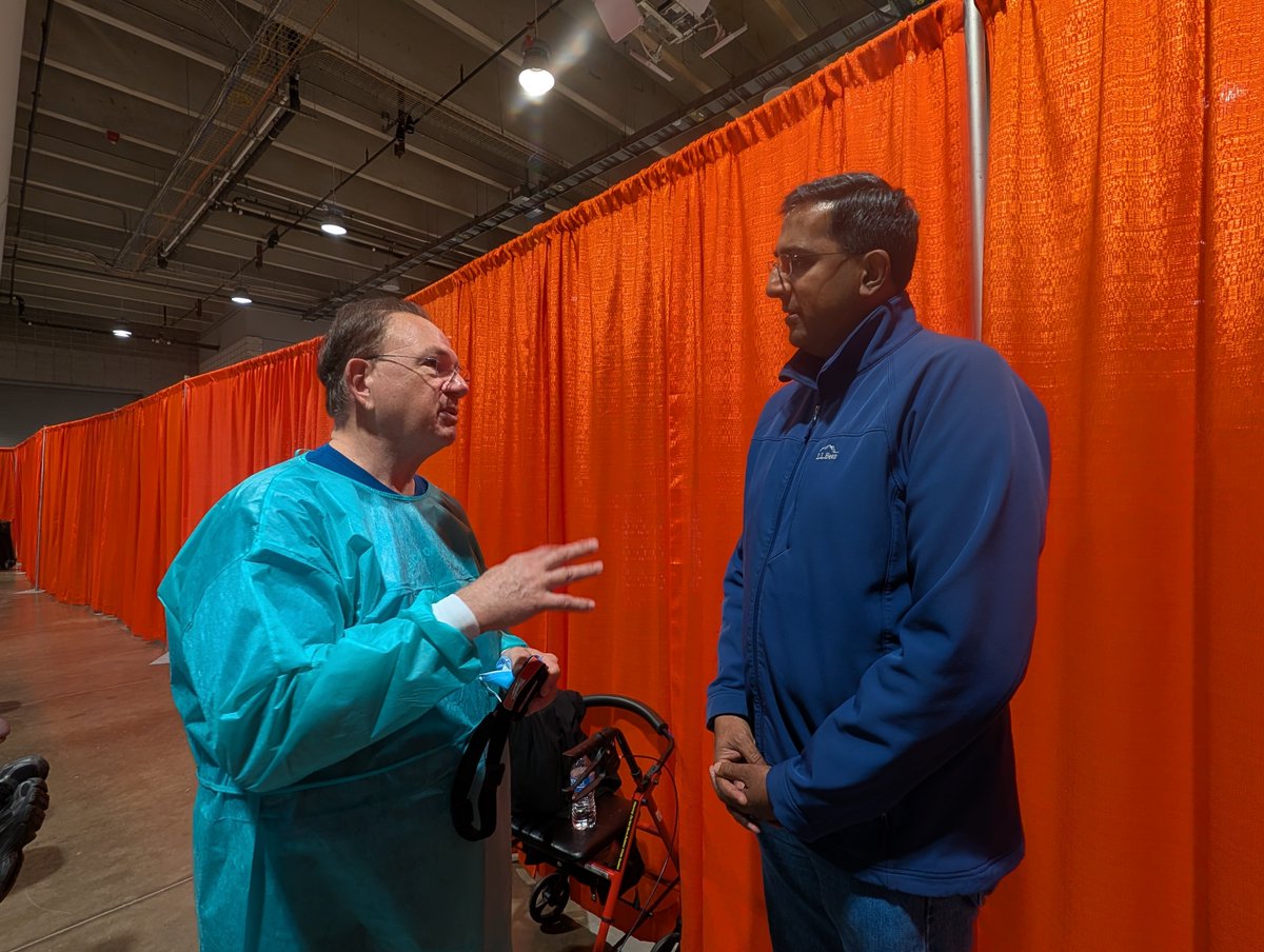 RepVenkat's tweet photo. I got a behind-the-scenes look at the incredible work being done by Mission of Mercy Pittsburgh, which organizes a free dental &amp; vision clinic at @Pittsburgh_DLCC treating thousands of patients. Thanks to everyone who donated services &amp; funds to make this critical event possible! https://t.co/KeYrX3Oifx