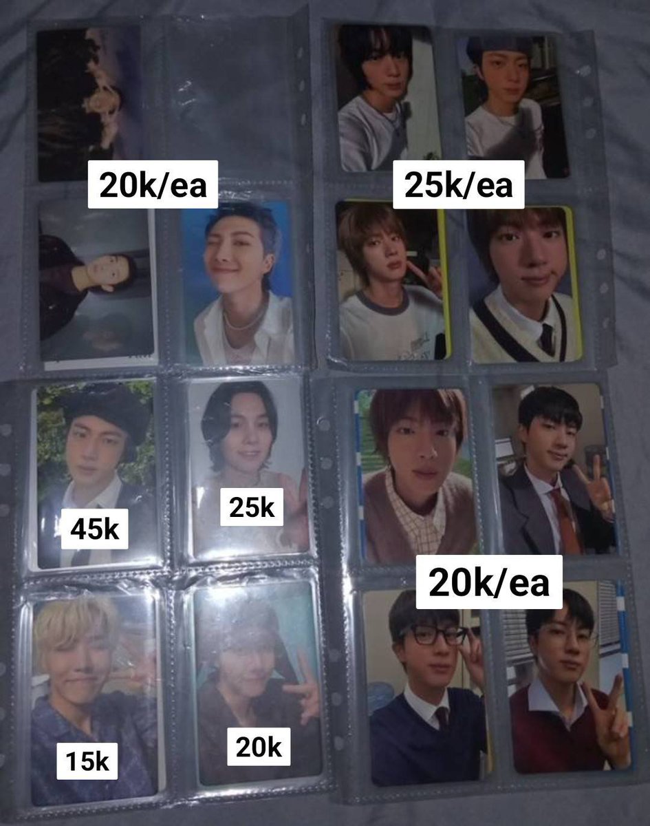 rylvmaze's tweet photo. clearance sale / want to sale official bangtan

💸 price by foto
✅️ bisa satuan, take banyak (offer dipersilahkan)
❌️ exc pack + adm oyen
🙅‍♀️ no hnr / sensitive buyer ‼️
🌏 world wide (ina add)

wts photocard bts namjoon seokjin yoongi hoseok jimin taehyung jungkook https://t.co/UpCxzAjQfo
