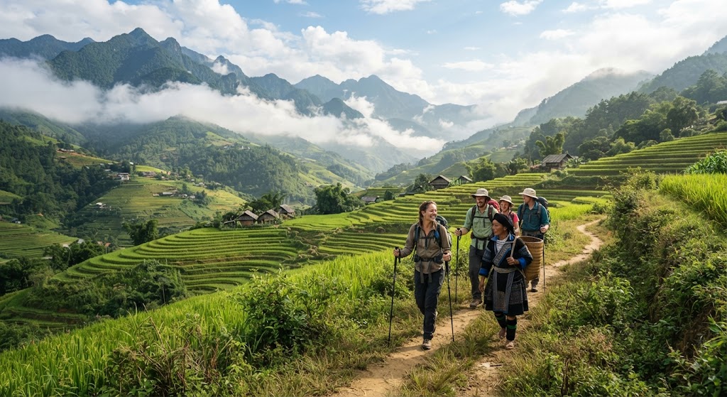 CulePrecioso's tweet photo. Cảm ơn bạn đã đồng hành cùng Green Sapa Trekking giữa đại ngàn Hoàng Liên Sơn. Những bước chân, nụ cười và câu chuyện của bạn đã tạo nên hành trình đáng nhớ. Hẹn gặp lại trên những cung đường mới! https://t.co/kMl0lLmeo0