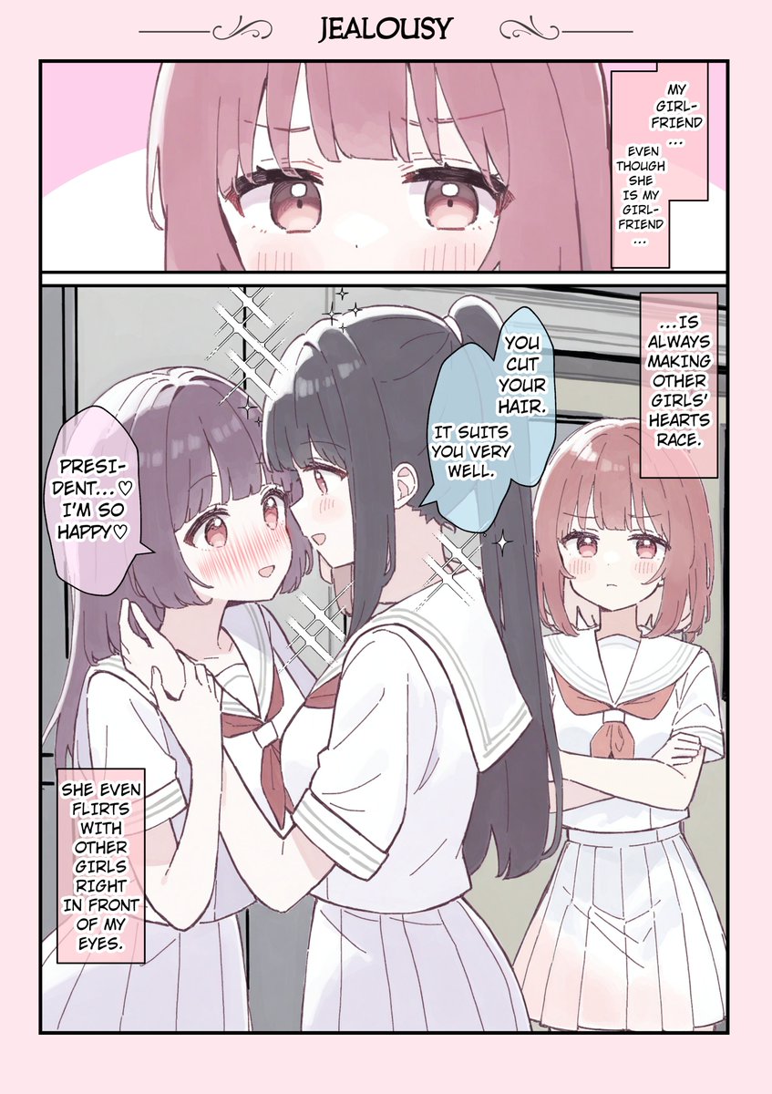 nill_en's tweet photo. The Student Council President’s Yuri Life(1/2) https://t.co/71LBnISnW2