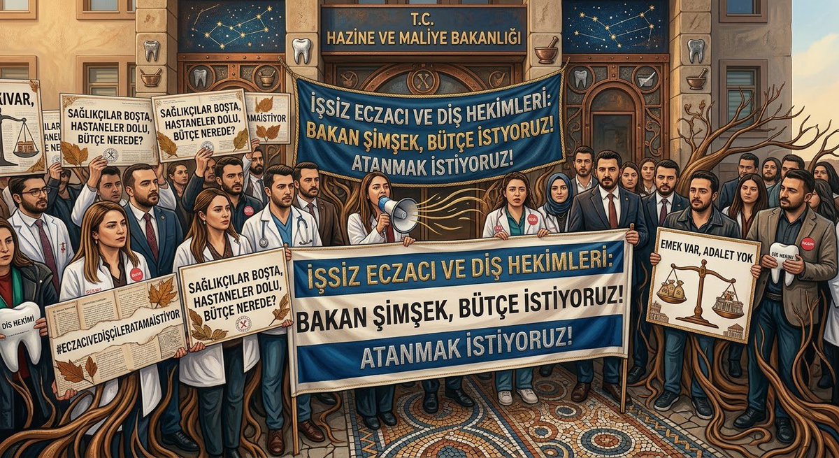 begumseny's tweet photo. 38.000 personele kadro ayrılabilirken diş hekimi ve eczacılar neden görmezden geliniyor?

#SimsektenDisEczaButce
 @sbkhgm @saglikbakanligi @halksagligigm @suayipbirinci @DrYerebakan @drtopaloglu @RTErdogan @TDB_TDA @idoyayin @erolozvar @memetsimsek @tcbestepe @Akparti https://t.co/DONAwqVJTg