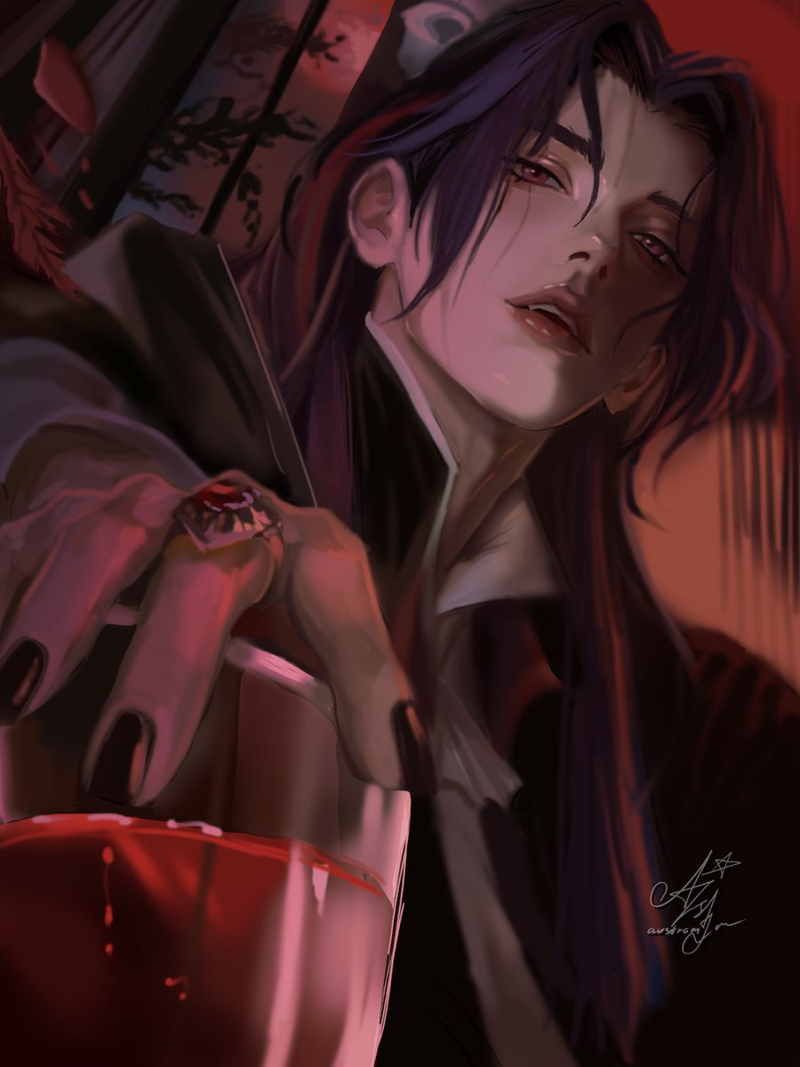 avstram's tweet photo. Jinshi Vampire edition 👻👻 

#JINSHI #ApothecaryDiaries #HappyHalloween #fanart https://t.co/Yw5U6fnDAs