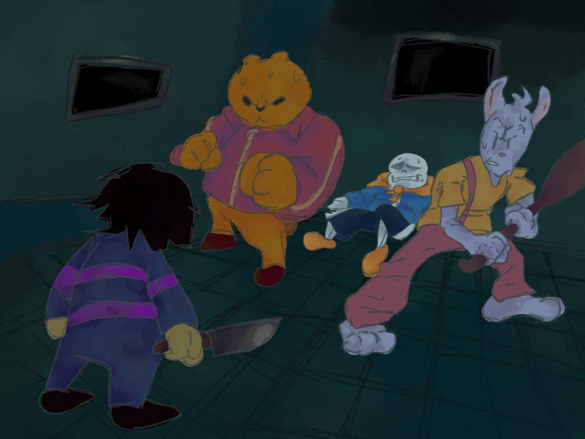 atageon_typeshi's tweet photo. New concept and ass art
Along the way you will come to the real lab and will find there tired of saving monsters sans ,who is can't move or use any of his magic because he is tired,but when you try to kill him other monster who he saved will pull up to save him https://t.co/kECWN6P5s9