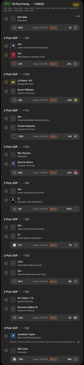 RPSlotterypicks's tweet photo. SUNDAY FUNDAY NFL LOTTO PARLAY 

@gambly 🔗⬇️ Click It. Cash It https://t.co/CMLzDvDaEA