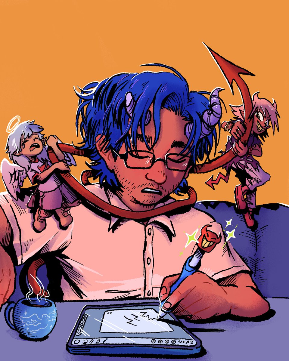 alextranart's tweet photo. @sysinacgi Me as a demon :D https://t.co/dTdW7eCK2N