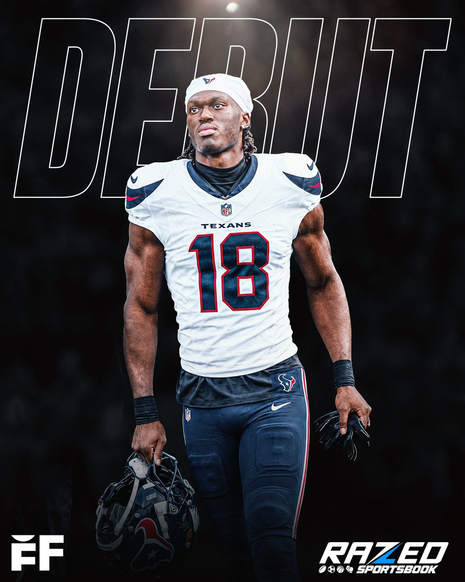 fballforeverhq's tweet photo. Marvin Harrison Jr. in his Texans debut: 

▫️4 targets 
▫️3 receptions 
▫️34 receiving yards 
▫️11.3 yards per catch 

MHJ played limited snaps, but was effective when his number was called. https://t.co/QR7kZoa2qy