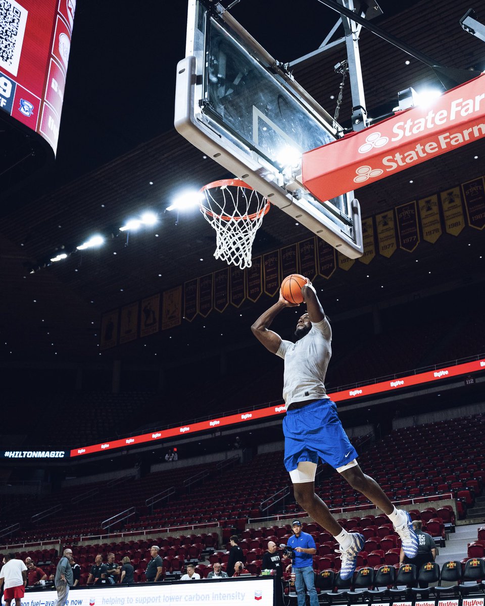 BluejayMBB's tweet photo. Active in Ames 🏀🌪️

#GoJays https://t.co/9sBpTnWm76