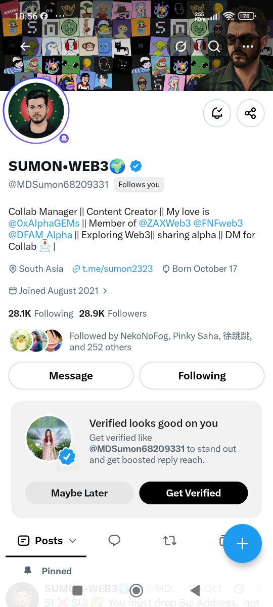 Sumaya0023's tweet photo. @MDSumon68209331 @SoulsClubInc All Done! Give me boss🙏

0x121886A85250284e38A4177Ba9611872AD839e27 https://t.co/d3kF9HGgqz