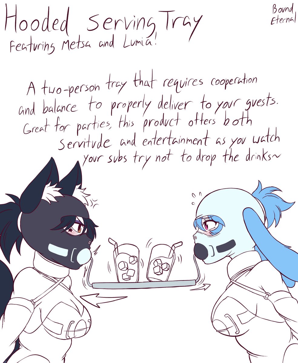 BoundLightning's tweet photo. Kinktober day 18: Balance/Hood

Featuring @MetsaSketch’s Metsa and @_Mistyyyy_’s Lumia! https://t.co/JhYTCqelMo