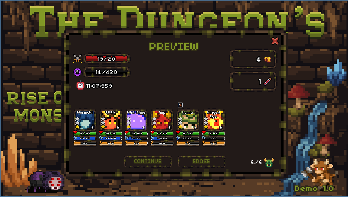MeoshimoDev's tweet photo. @IndieGameWarden Already showed it somewhere else this week but I am kinda proud of the save file preview ! https://t.co/08Nq5JFiJa