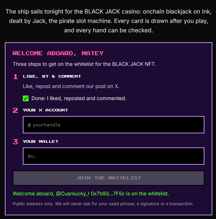 Cuanlucky_'s tweet photo. @JackOnInk @inkonchain Siap mengamankan tempat duduknya, mohon info detail whitelist-nya! https://t.co/I3AiBYzX96