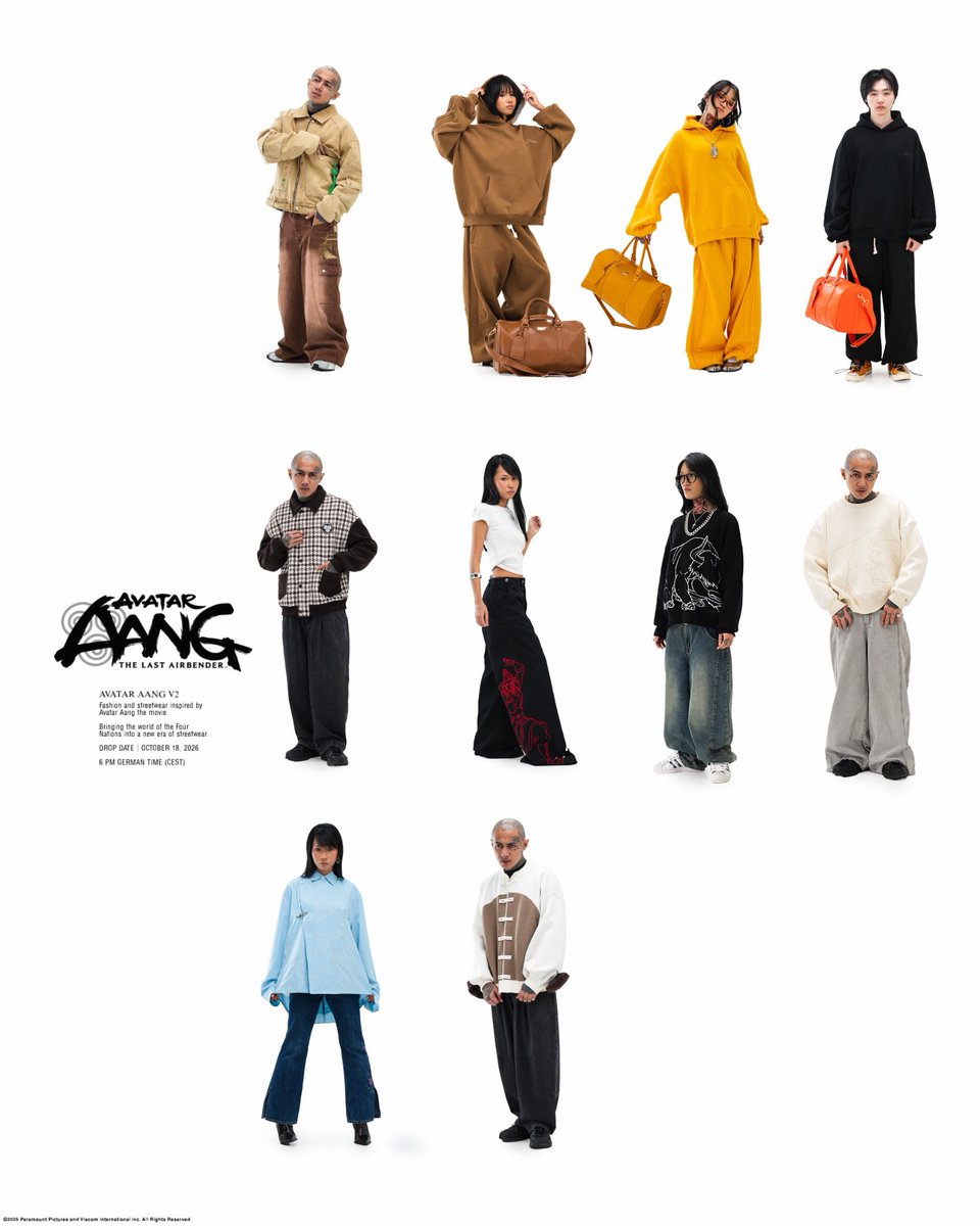 AvatarverseTV's tweet photo. The new official ‘AVATAR: THE LAST AIRBENDER’ capsule collection from streetwear brand Neptun is officially Live.

The licensed collaboration with Paramount features designs inspired by the original series, ‘The Legend of Korra’, and the ‘Avatar Aang: The Last Airbender’ movie. https://t.co/feucZxJy5t