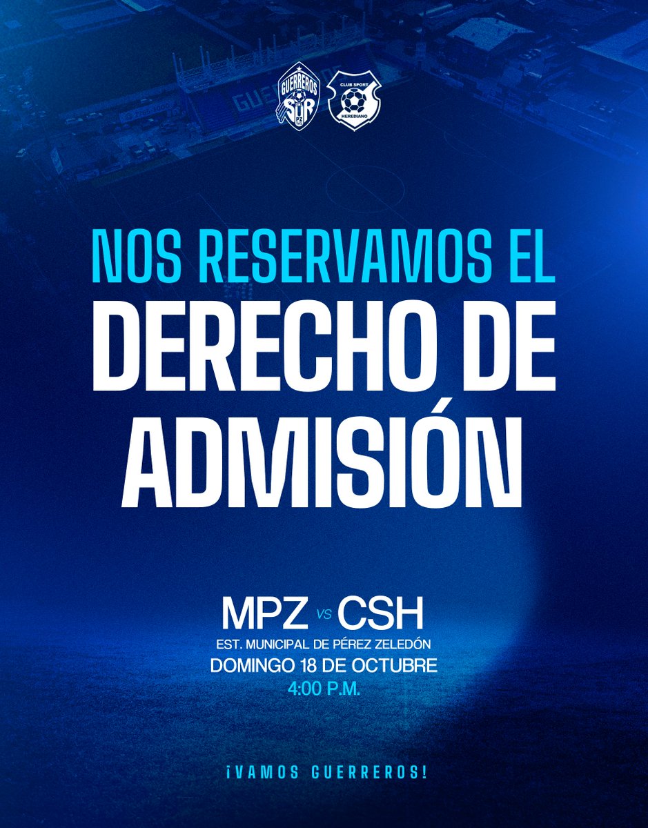municipalpz's tweet photo. 👀 𝐓𝐨𝐦𝐚́ 𝐞𝐧 𝐜𝐮𝐞𝐧𝐭𝐚 𝐞𝐬𝐭𝐚 𝐢𝐧𝐟𝐨𝐫𝐦𝐚𝐜𝐢𝐨́𝐧 𝐩𝐚𝐫𝐚 𝐞𝐥 𝐣𝐮𝐞𝐠𝐨 𝐝𝐞 𝐡𝐨𝐲.

❌ Objetos prohibidos.
👥 Nos reservamos el derecho de admisión.

¡NOS VEMOS, FAMILIA! 🫶🏼⚔️💙🤍 https://t.co/kMtAAH230R