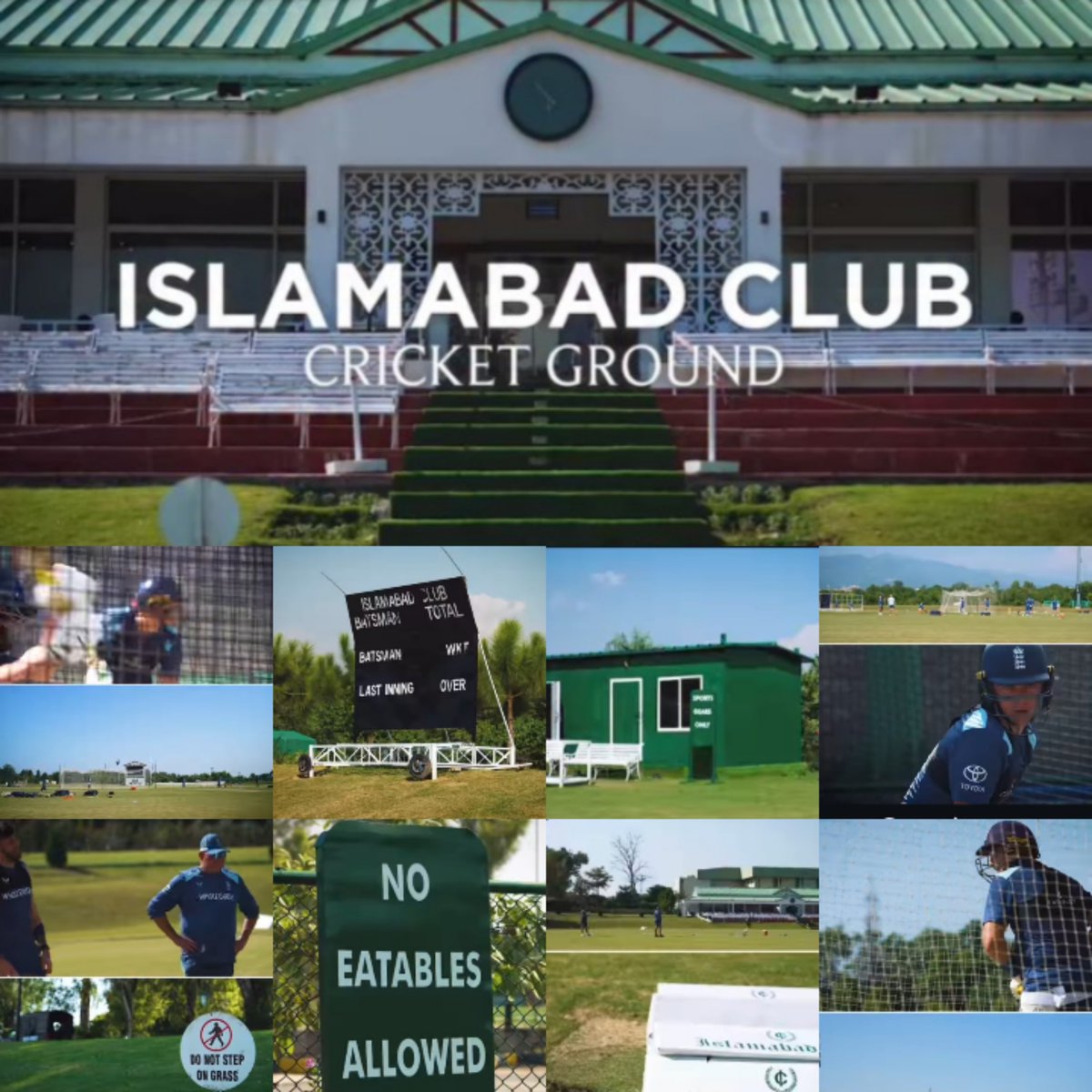 CallMeDigital1_'s tweet photo. 🚨 England players hold a practice session at Islamabad Club Cricket!!

- Root, Sam Curran and other England players took part in a practice session at Islamabad Club Cricket ahead of the upcoming match against Pakistan!! https://t.co/NSlyKBXhZa